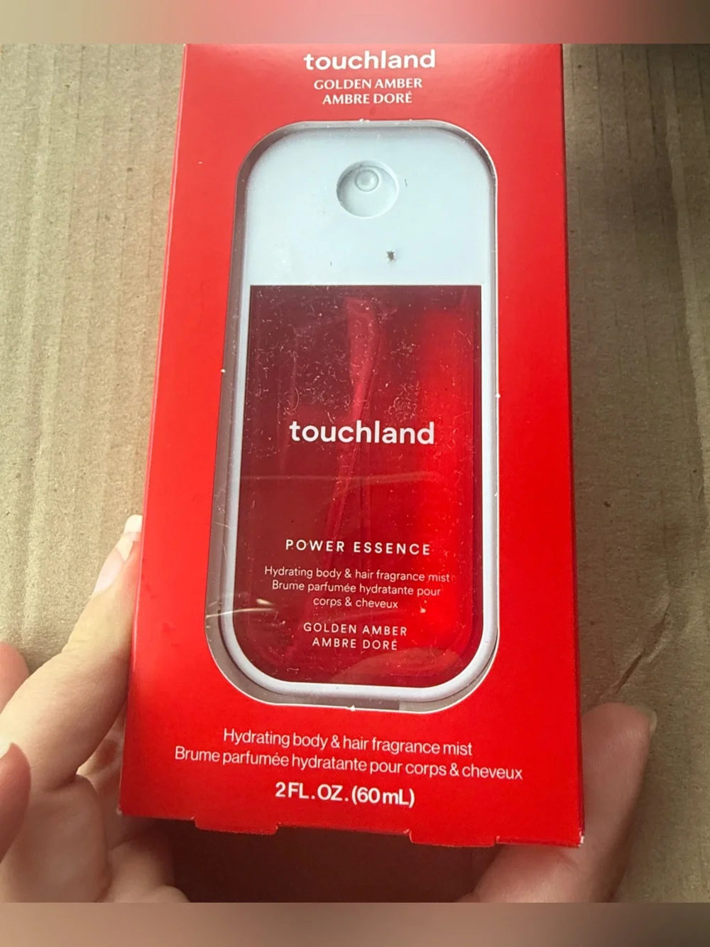 ❤️ 3/$25 Touchland Golden Amber Power Essence Body & Hair Fragrance Mist